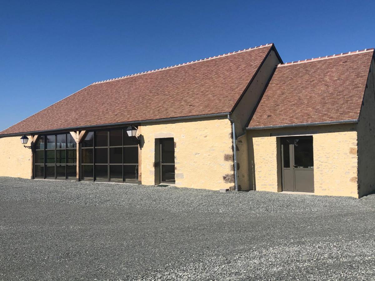 Villa MAISON DE VACANCES AVEC PISCINE INTERIEURE - Le Grand Champagne à Saint-Victeur Extérieur photo